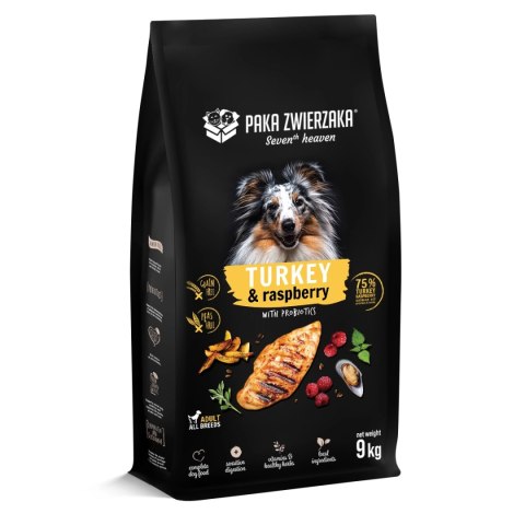 Paka Zwierzaka - Seventh heaven - Indyk z maliną (turkey & raspberry) 9kg Paka Zwierzaka - Seventh heaven - Indyk z maliną (turkey & raspberry) 9kg