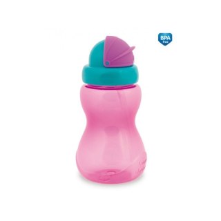 Bidon spor ze składaną rur róż CANPOL BABIES