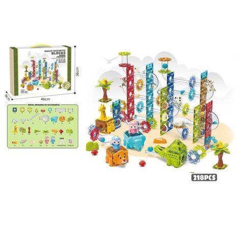 Klocki magnetyczne EUROBABY ZABAWKI Klocki magnetyczne EUROBABY ZABAWKI