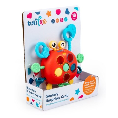 Krab sensoryczne niespodzianki DUMEL Krab sensoryczne niespodzianki DUMEL
