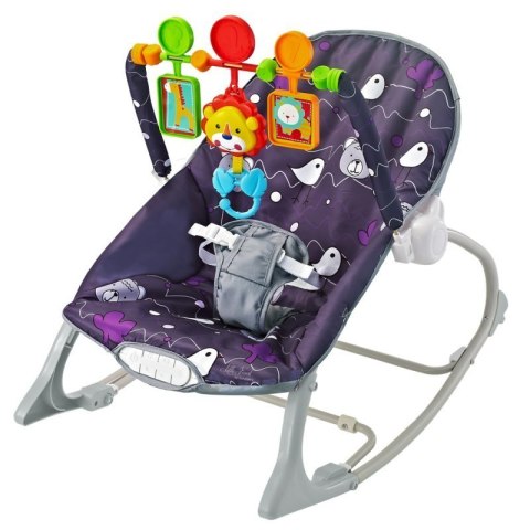 Leżaczek little forest purple EUROBABY Leżaczek little forest purple EUROBABY