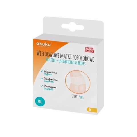 Majtki siatkowe wielorazowe rozmiar xl AKUKU Majtki siatkowe wielorazowe rozmiar xl AKUKU