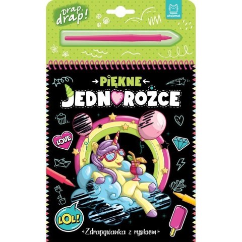 Piękne jednorożce zdrap.z rys. AKSJOMAT Piękne jednorożce zdrap.z rys. AKSJOMAT