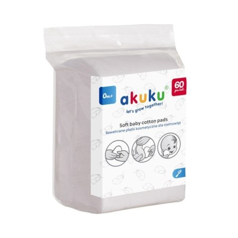 Płatki kosmet. dla niem. 60szt AKUKU Płatki kosmet. dla niem. 60szt AKUKU