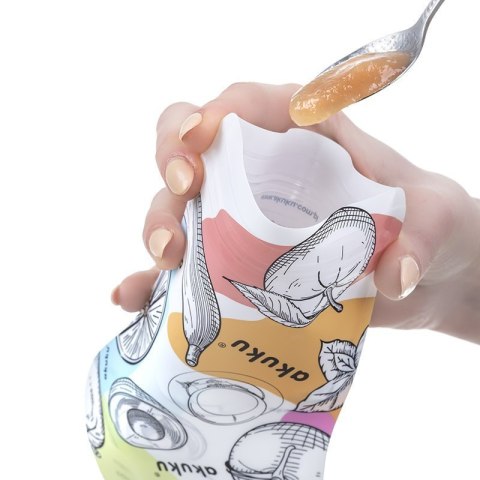 Saszetki wielorazowe na pokarm AKUKU Saszetki wielorazowe na pokarm AKUKU