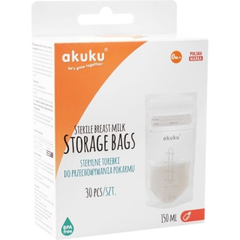 Sterylne woreczki do pok.150ml AKUKU Sterylne woreczki do pok.150ml AKUKU