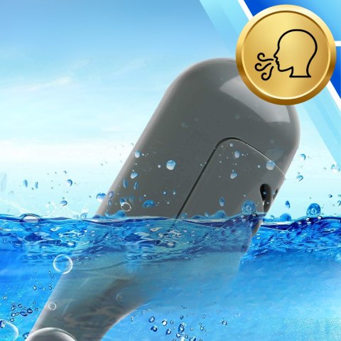 Maska do Nurkowania Pełnotwarzowa L/XL Składana do Pływania Snorkelingu SZARA Maska do Nurkowania Pełnotwarzowa L/XL Składana do Pływania Snorkelingu SZARA