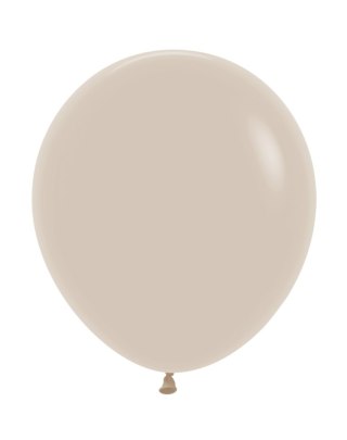 Balony lateksowe Sempertex White Sand 45cm, 25 szt.
