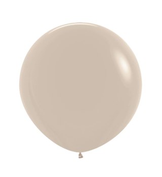 Balony lateksowe Sempertex White Sand 60cm, 10 szt.