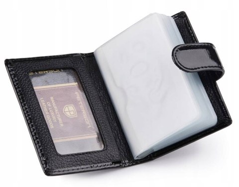 Etui na dokumenty z lakierowanej skóry - Peterson Etui na dokumenty z lakierowanej skóry - Peterson
