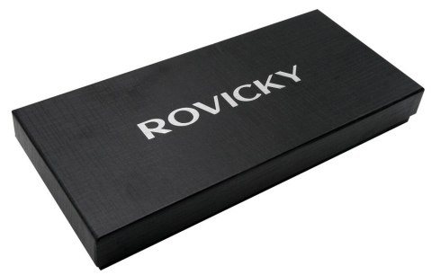 Oryginalne rękawiczki męskie ze skóry naturalnej z zapięciem - Rovicky